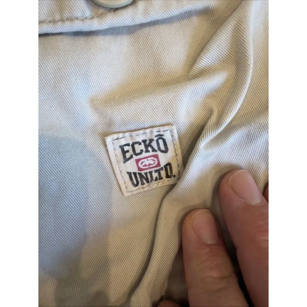 Ecko Unltd Mens 40 Cargo Shorts Tan Khaki Cotton Edison‎ Cargo Short Relaxed